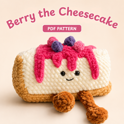Berry the Cheesecake Crochet Pattern