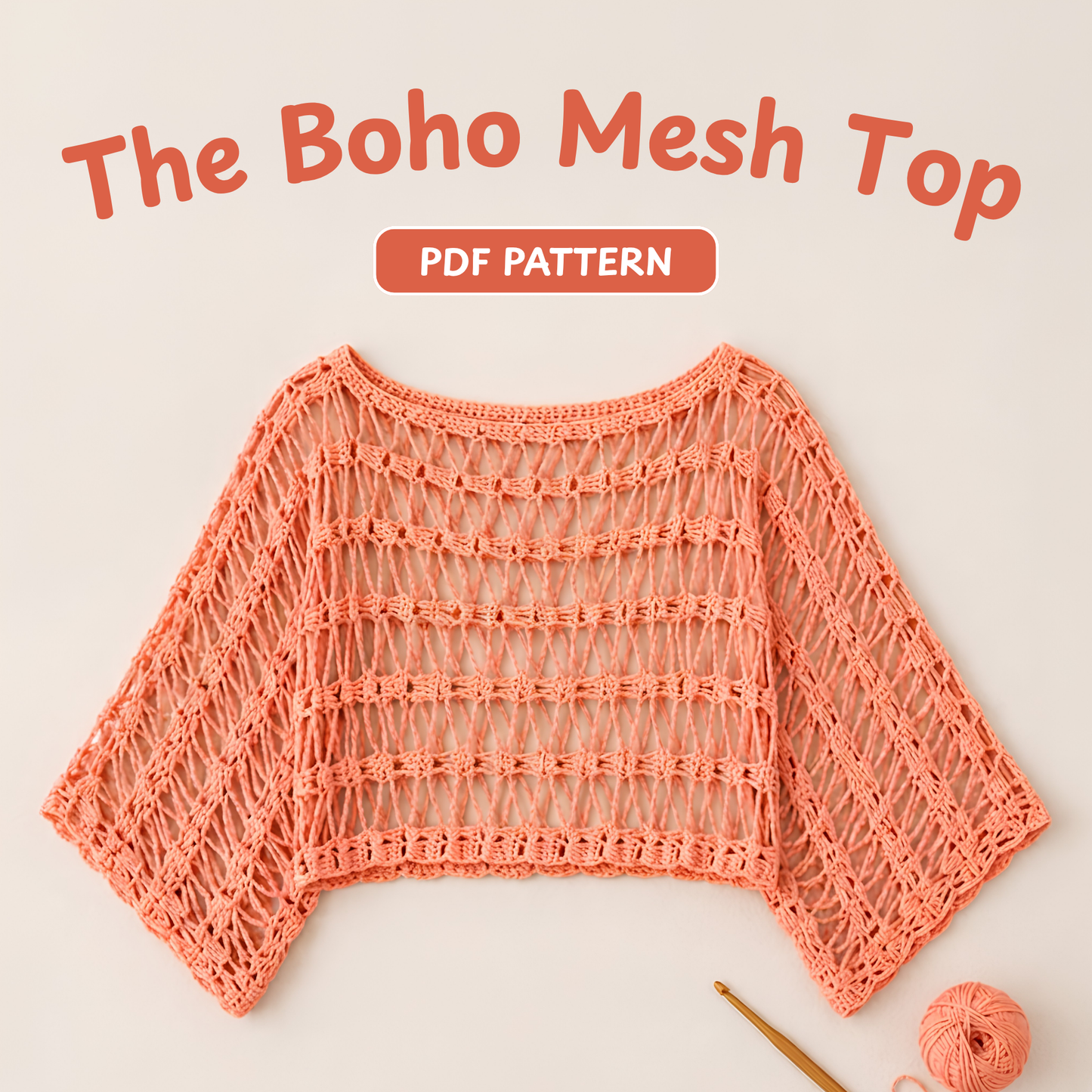 Crochet Boho Mesh Top Pattern