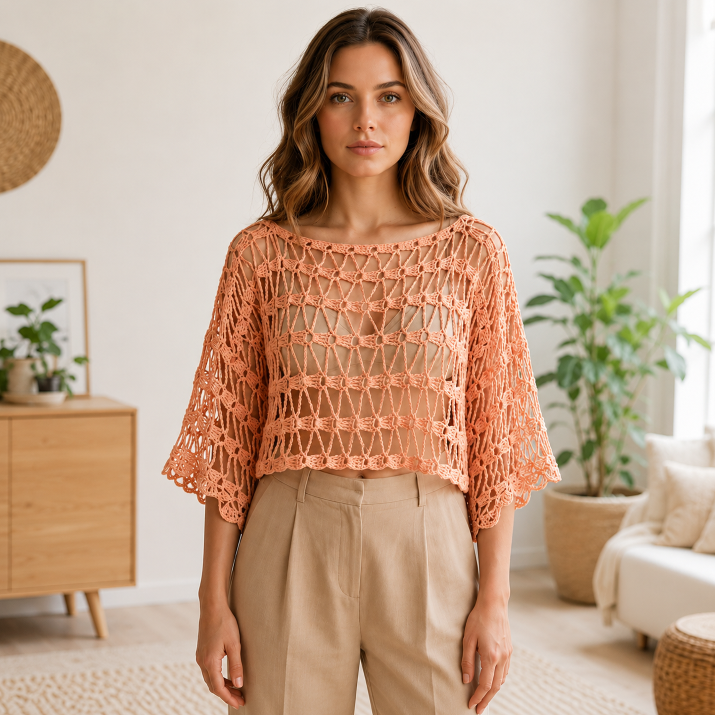 Crochet Boho Mesh Top Pattern