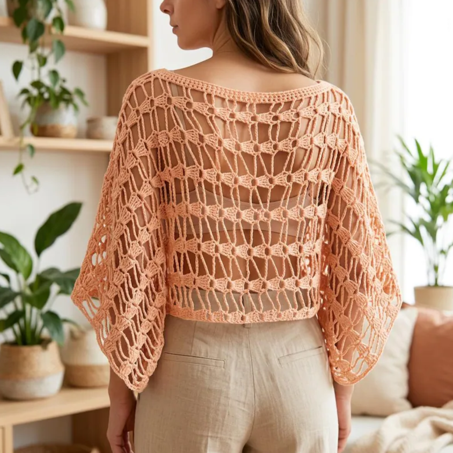 Crochet Boho Mesh Top Pattern