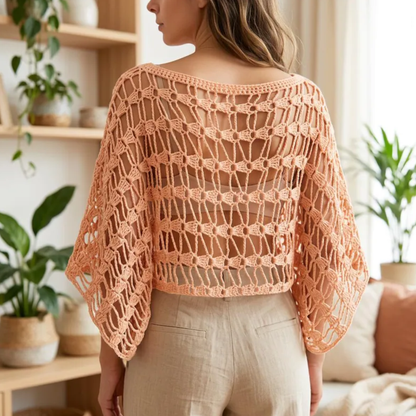 Crochet Boho Mesh Top Pattern