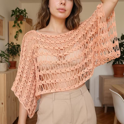Crochet Boho Mesh Top Pattern