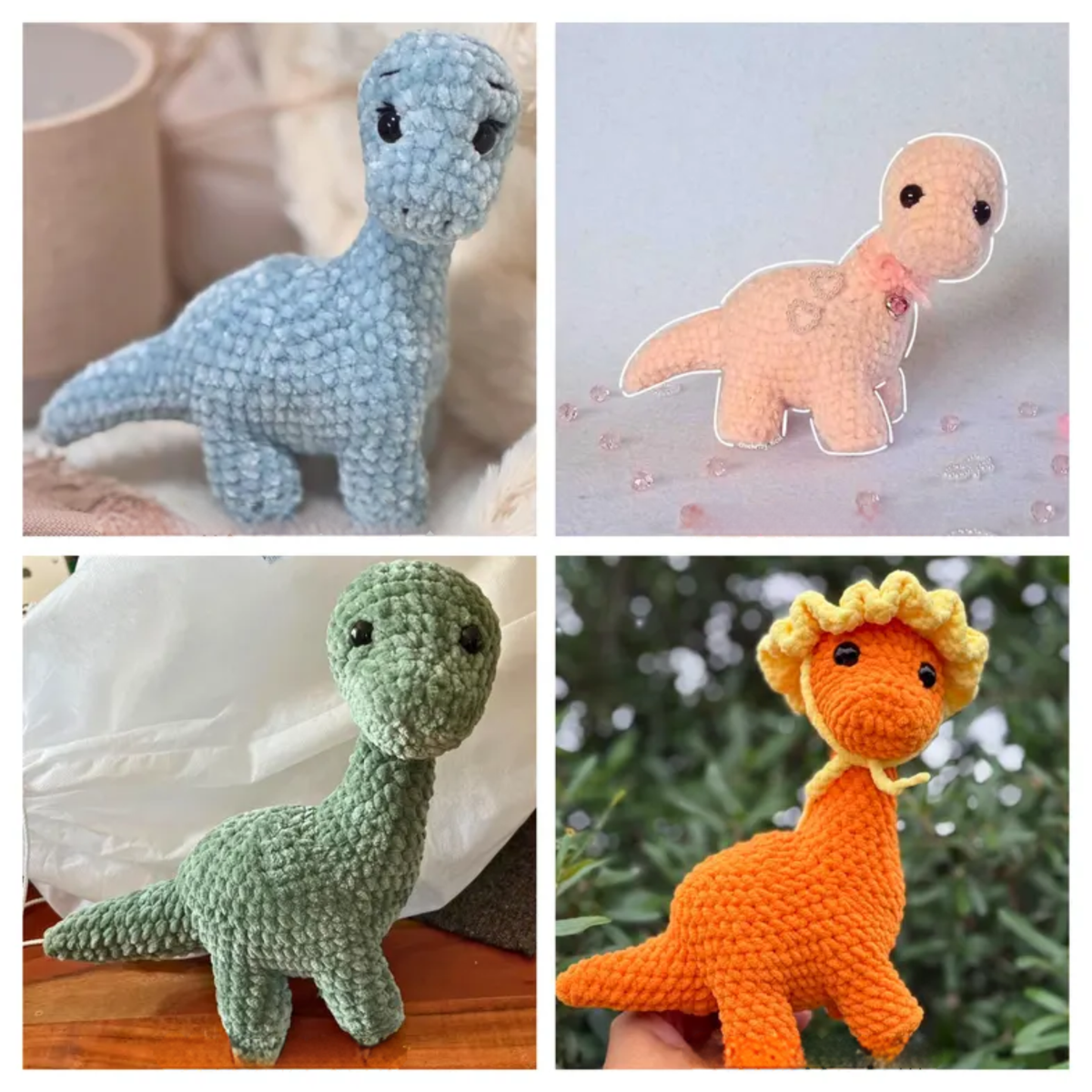 Brontosaurus Amigurumi Crochet Pattern