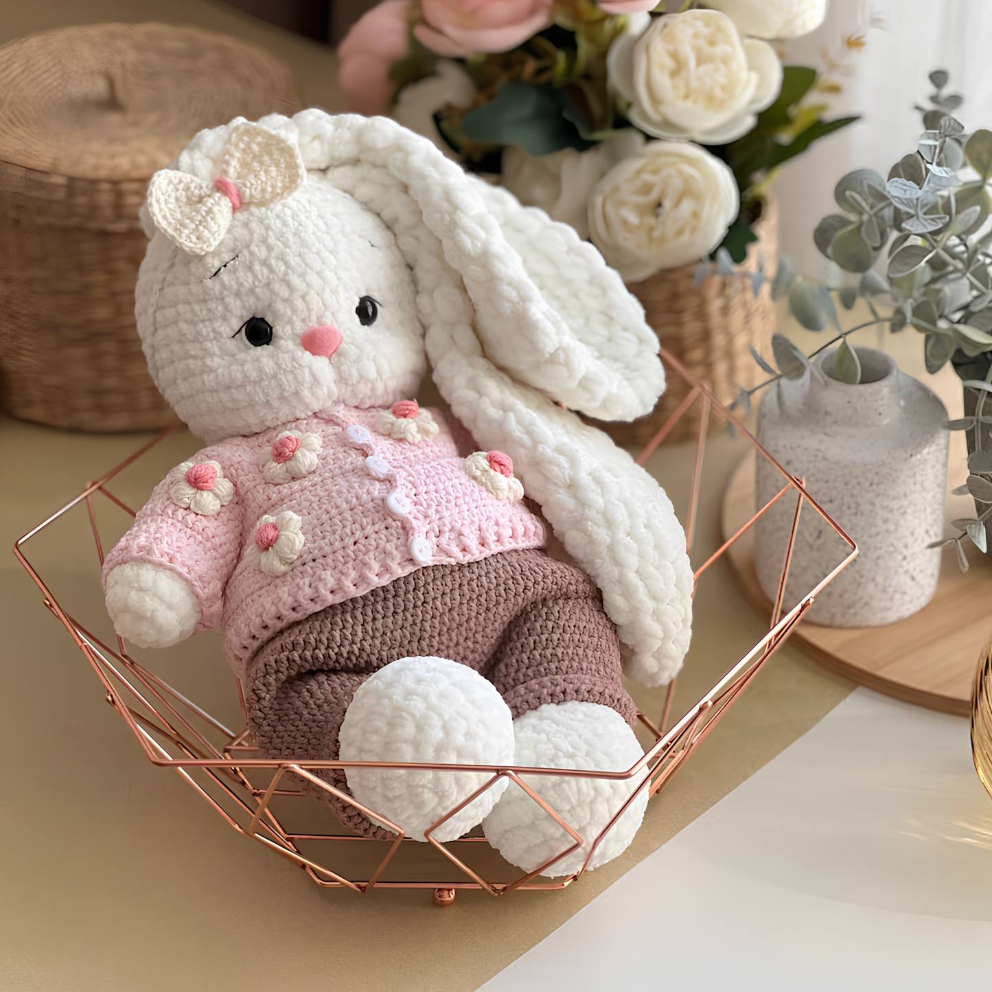 Crochet Bunny Bella + Outfit | 2 Patterns in 1