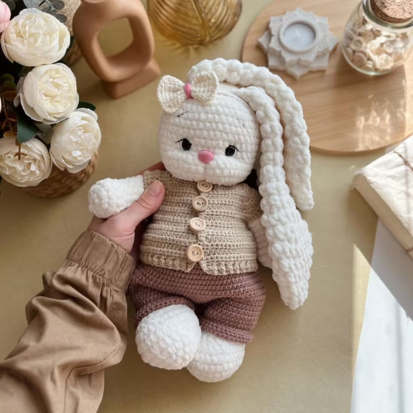 Crochet Bunny Bella + Outfit | 2 Patterns in 1
