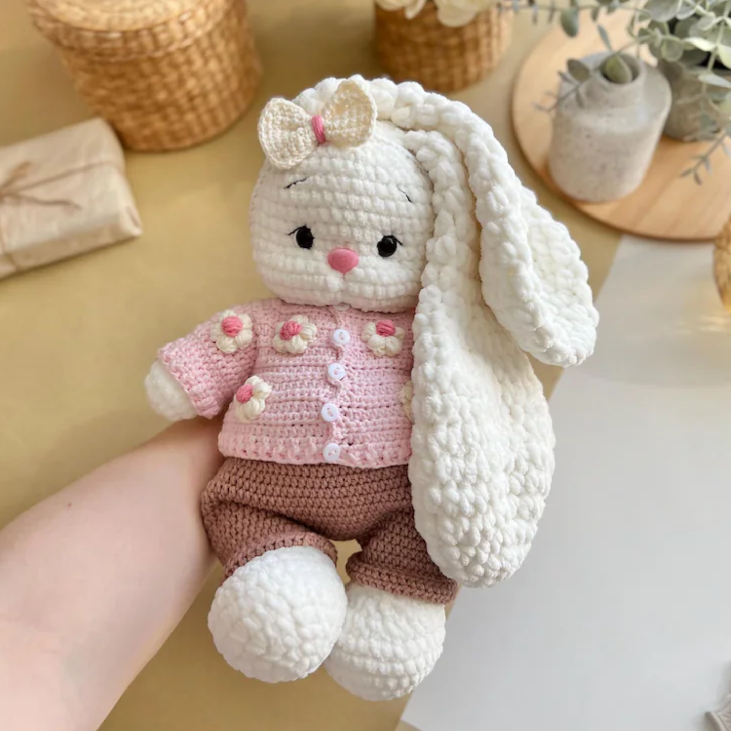 Crochet Bunny Bella + Outfit | 2 Patterns in 1