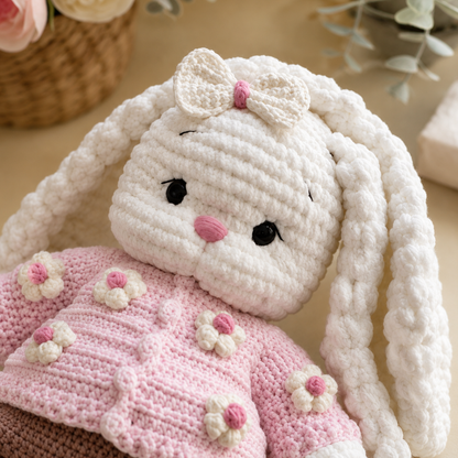 Crochet Bunny Bella + Outfit | 2 Patterns in 1