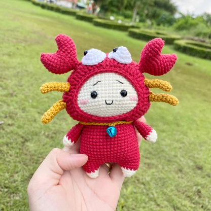 Cancer Zodiac Doll Amigurumi Crochet Pattern
