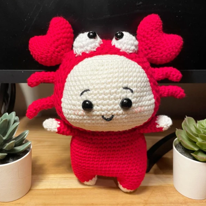 Cancer Zodiac Doll Amigurumi Crochet Pattern
