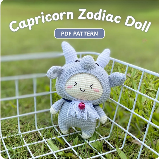 Capricorn Zodiac Doll Amigurumi Crochet Pattern