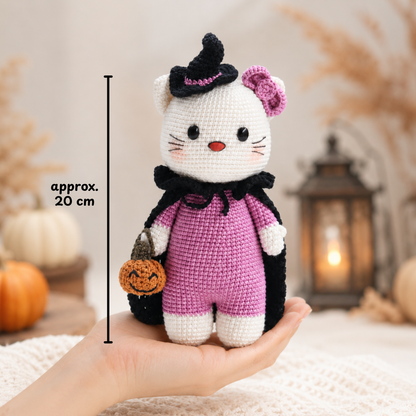 Crochet Cat Witch Doll Pattern