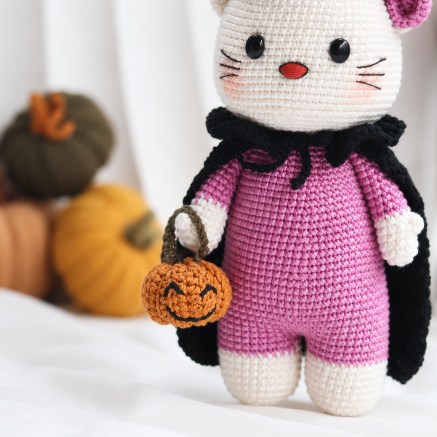 Crochet Cat Witch Doll Pattern