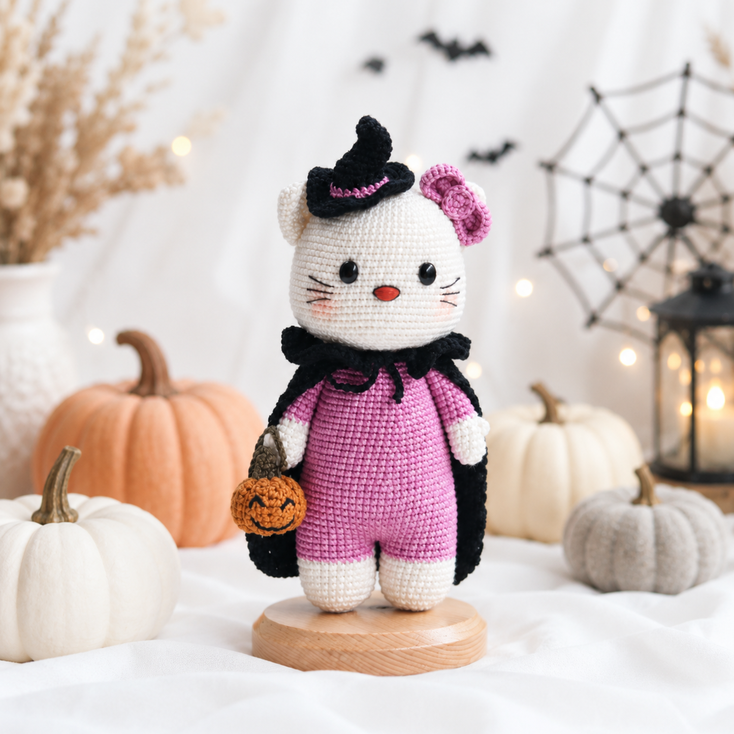 Crochet Cat Witch Doll Pattern