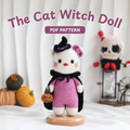 Cat Witch Doll Crochet Pattern PDF