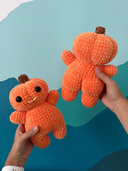 Cheeky Pumpkin Amigurumi Crochet Pattern