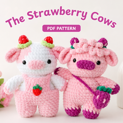 Cherry Cows Mod Crochet Pattern