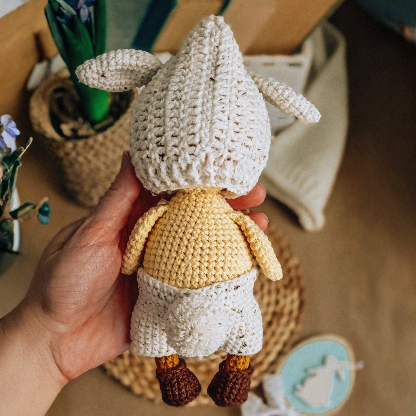 Crochet Easter Chick Pattern (With Frog and Bunny Outfits)