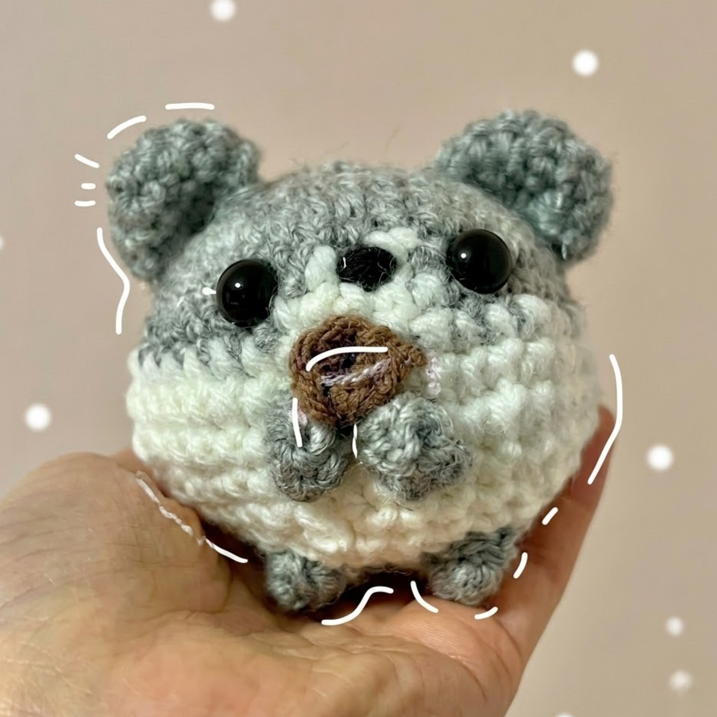 Crochet Chip the Cheeky Hamster Pattern