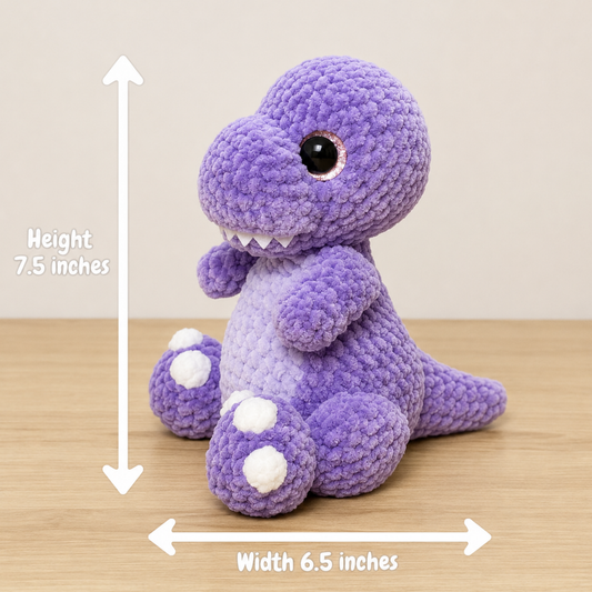 Chomper the T-Rex Crochet Pattern