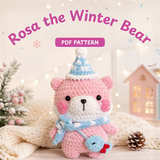 Christmas Bear Amigurumi Crochet Pattern