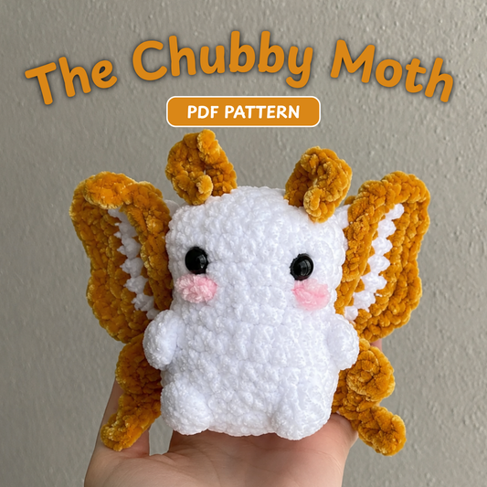 Crochet Chubby Moth Pattern