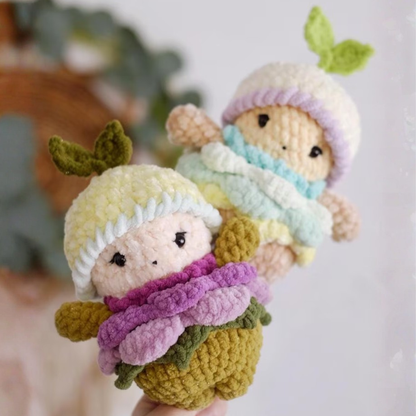 Crochet Chunky Florette Pattern (Flower Amigurumi)