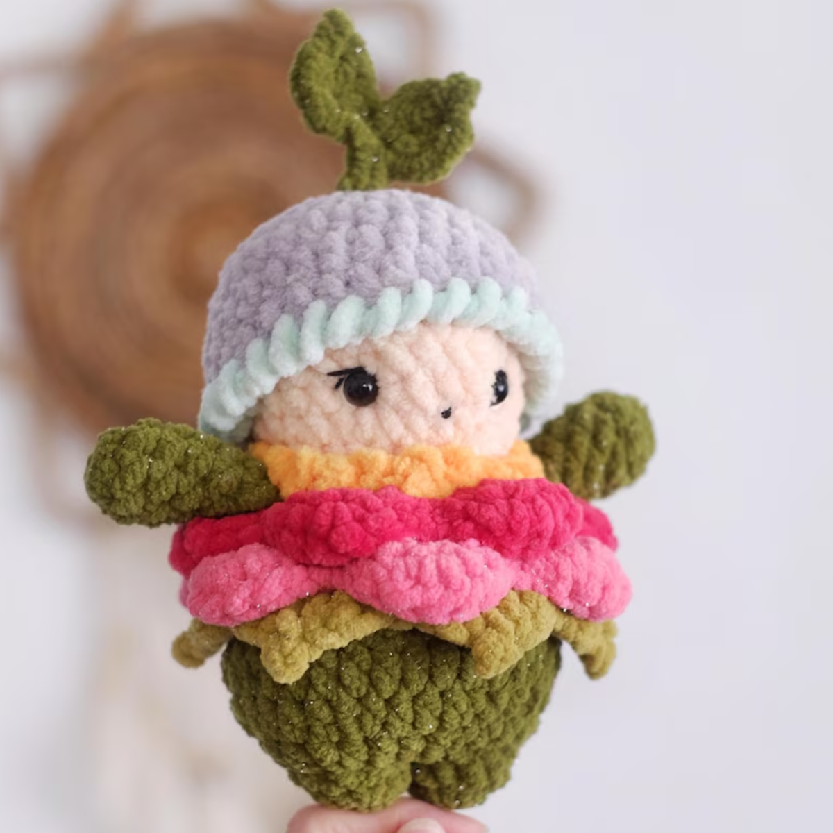 Chunky Florette Amigurumi Crochet Pattern