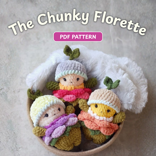 Chunky Florette Amigurumi Crochet Pattern