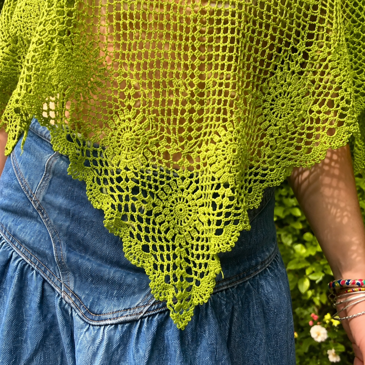 Clover Poncho Crochet Pattern