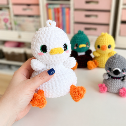 Crochet The Couch Brigade Pattern - 6-in-1 Bird Pack