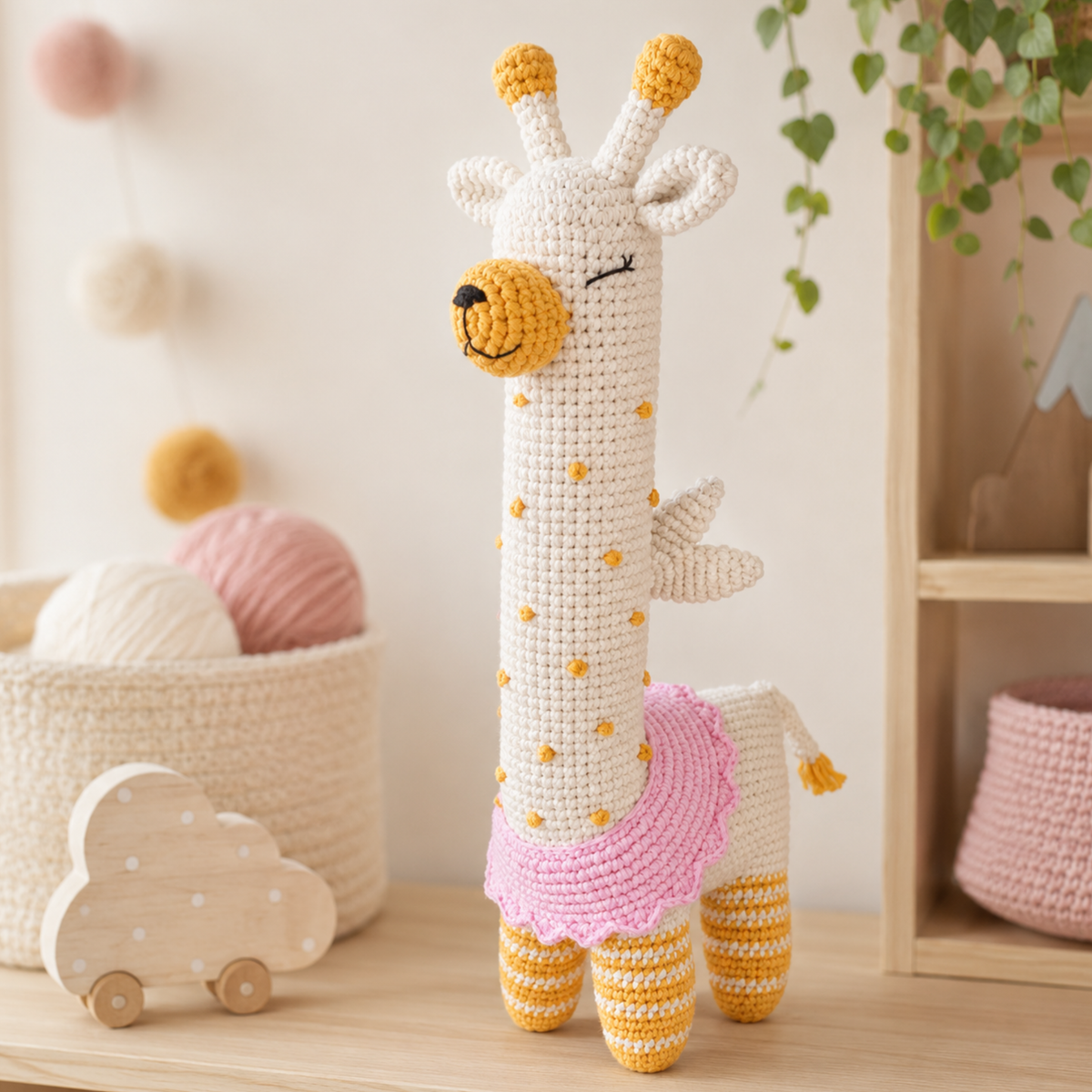 Daisy the Giraffe Amigurumi Crochet Pattern
