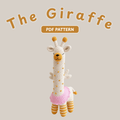 Daisy the Giraffe Amigurumi Crochet Pattern PDF