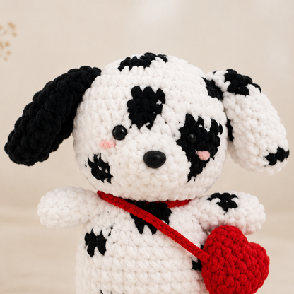 Dalmatian the Dog Amigurumi Crochet Pattern