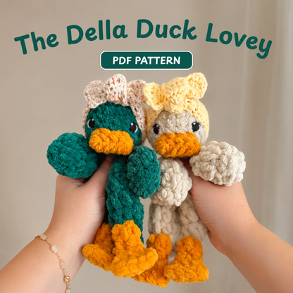 Della Duck Lovey Crochet Pattern | Low Sew Amigurumi