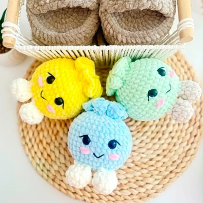 Dimple the Dumpling Amigurumi Crochet Pattern