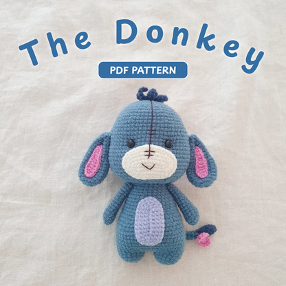 Donkey Amigurumi Crochet Pattern
