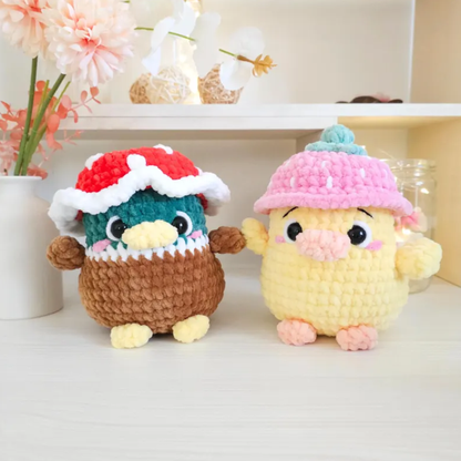 Duck and Mallard Amigurumi Crochet Pattern