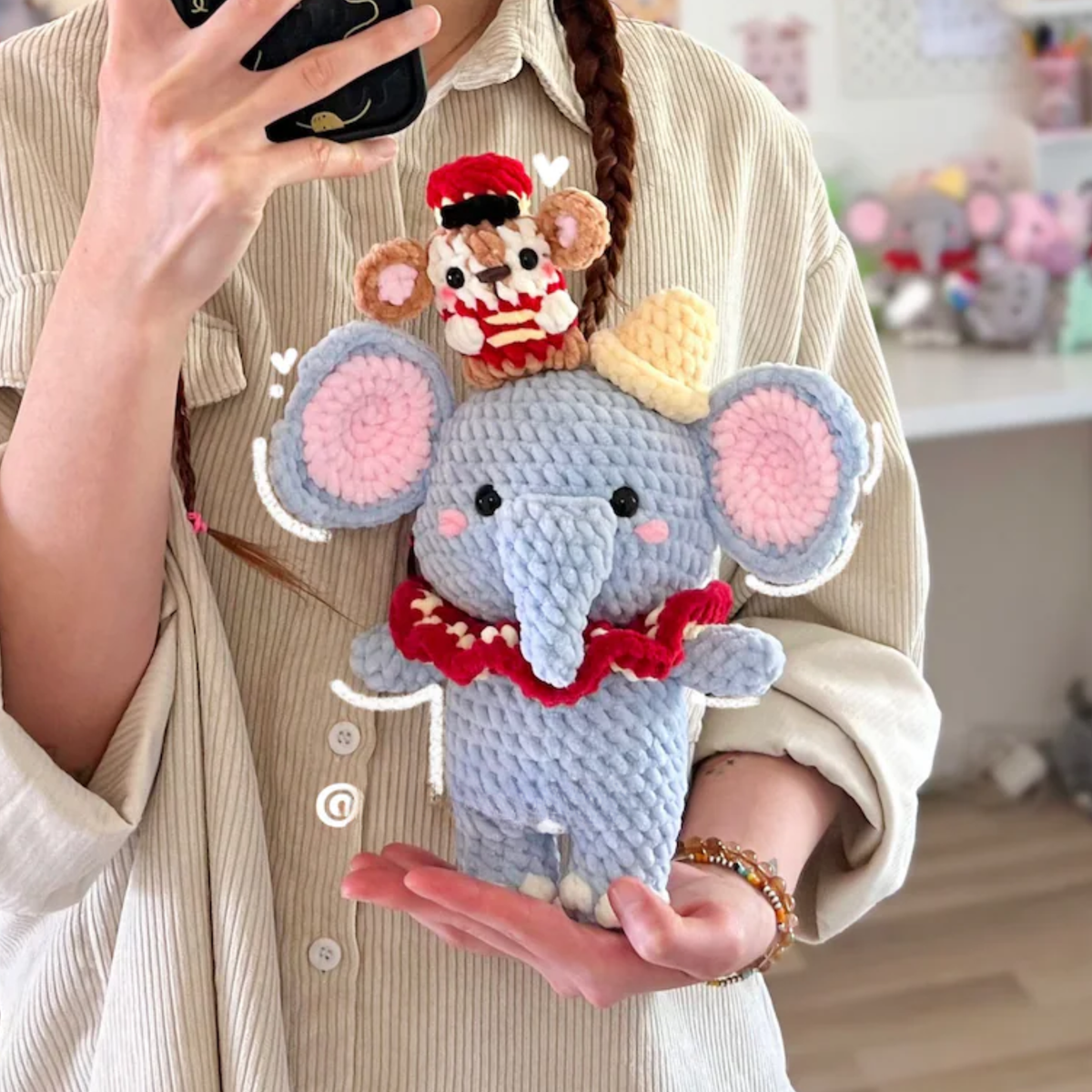 Dumbo & Friends Elephant Crochet Pattern
