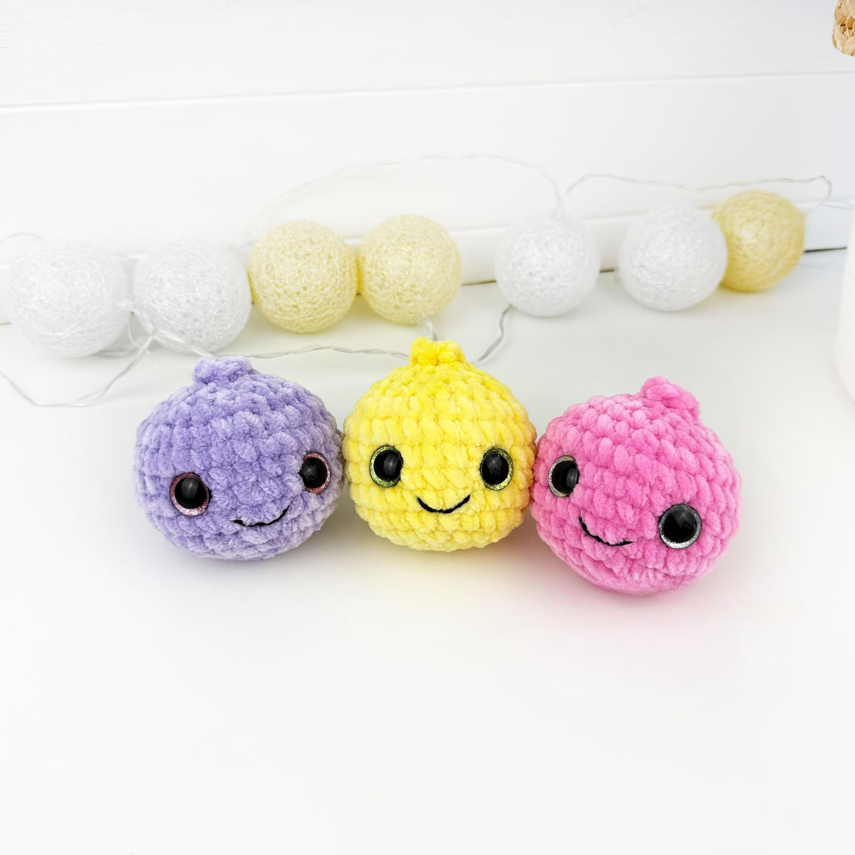 Dumpling & Steamer No-Sew Amigurumi Crochet Pattern