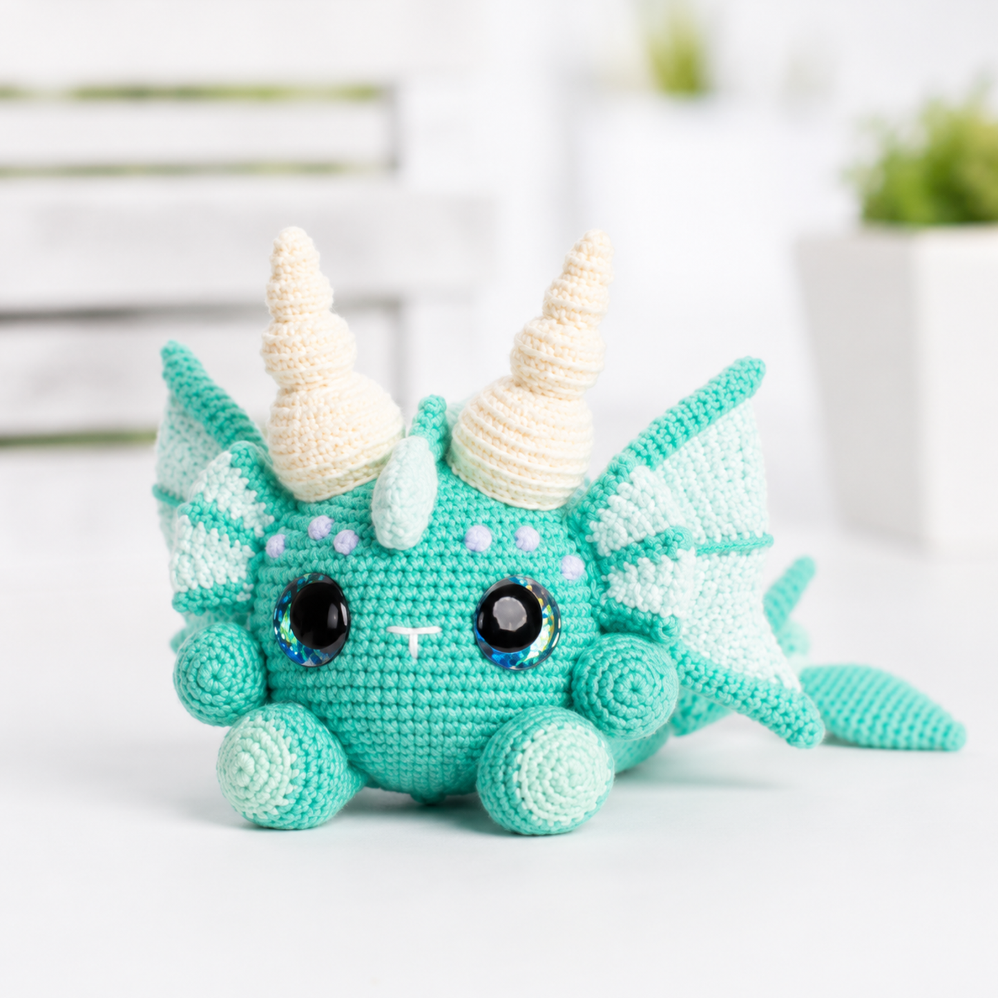 Crochet Elemental Dragons Amigurumi Pattern (4 Designs: Air, Fire, Earth, Water)