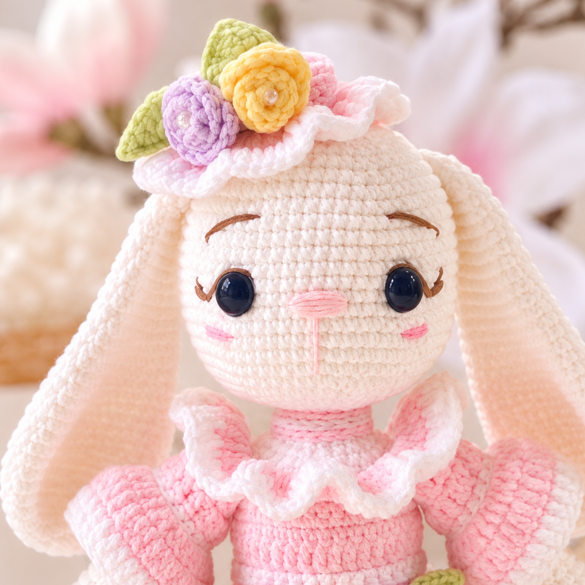 Ellie Bunny : Doll with Removable Outfit Amigurumi Crochet Pattern
