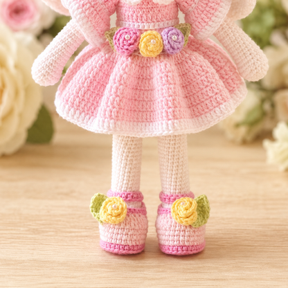 Ellie Bunny : Doll with Removable Outfit Amigurumi Crochet Pattern