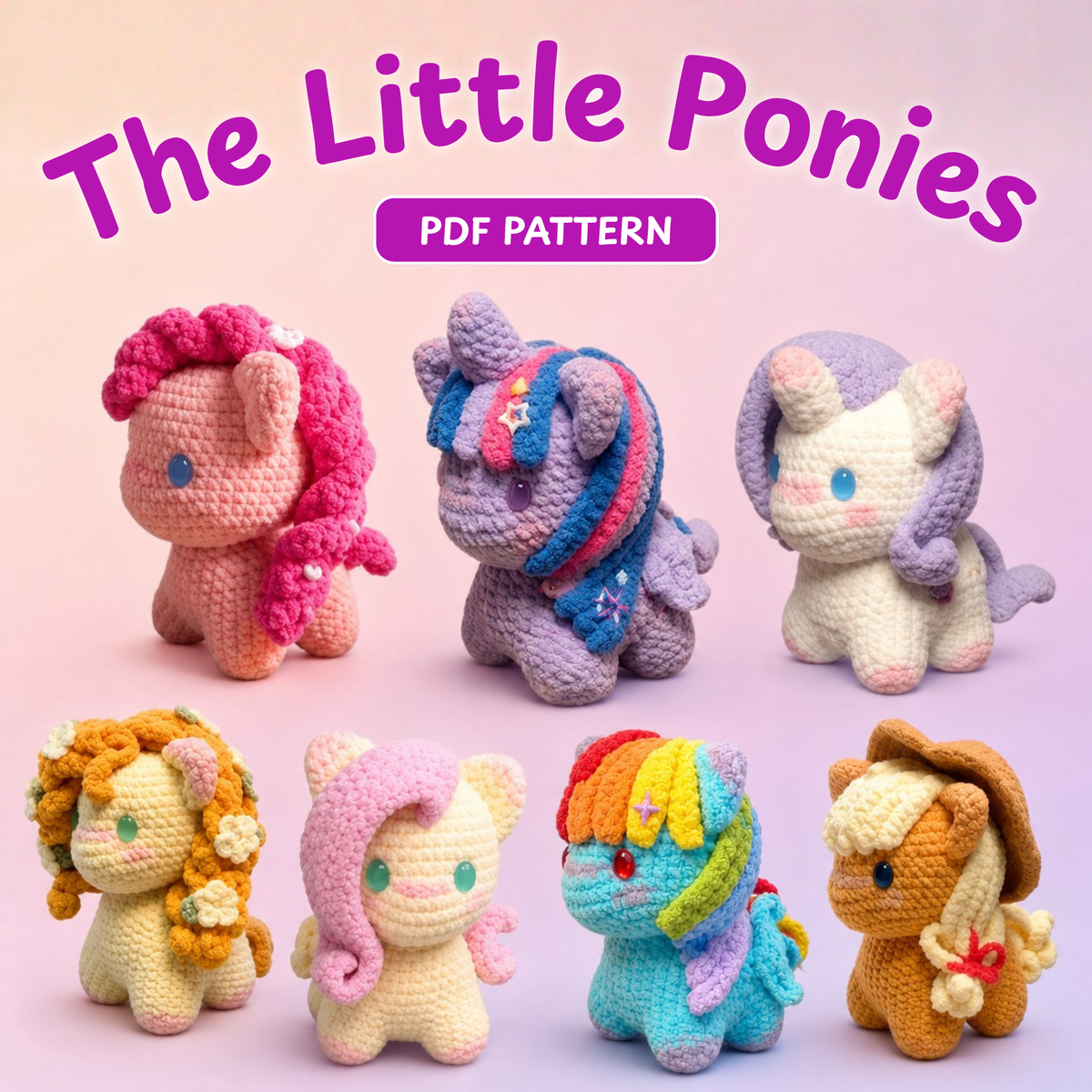 Fantasy Pony Amigurumi Crochet Pattern
