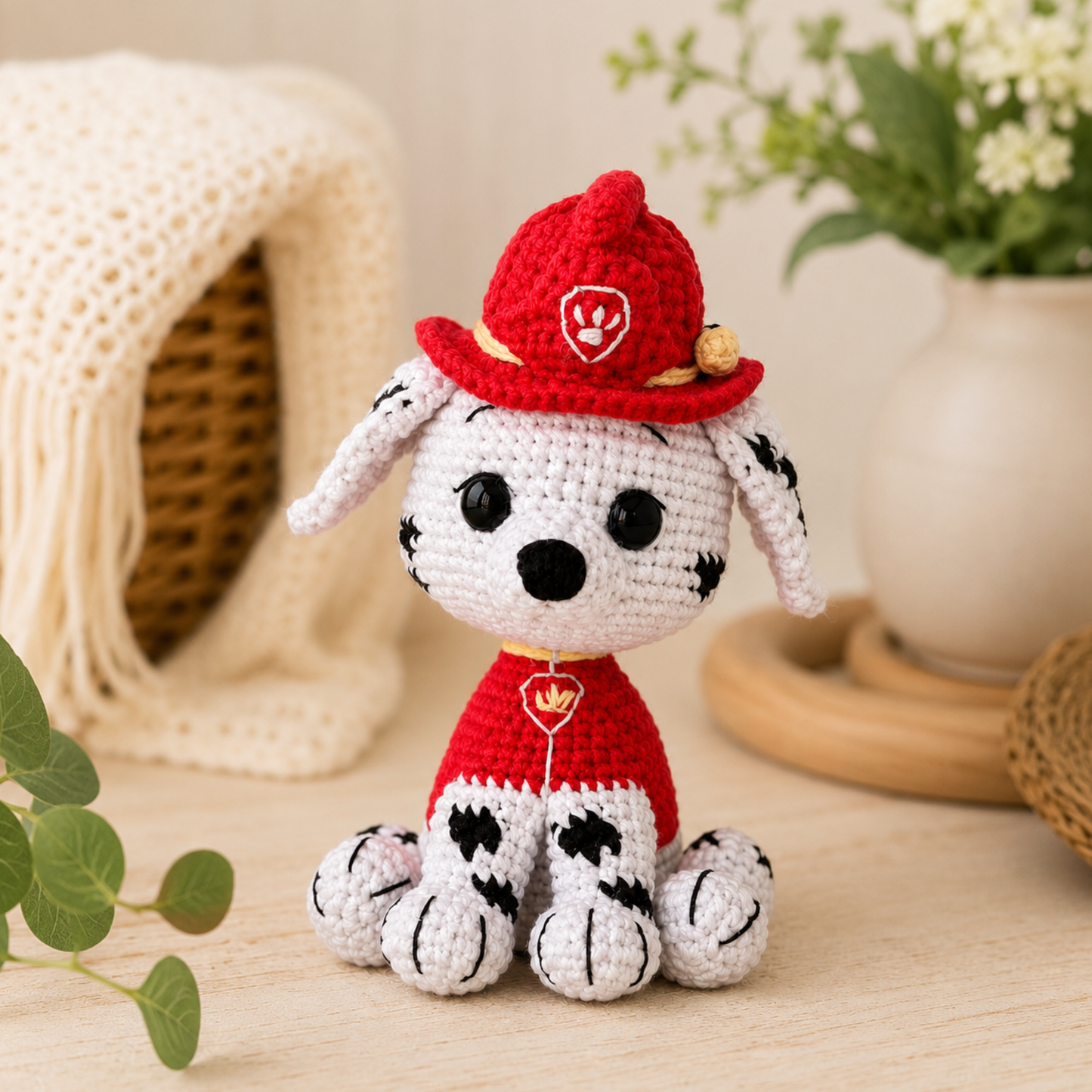 Crochet Marshall Pattern (Paw Patrol Amigurumi)