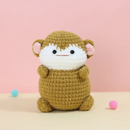 5 in 1 Viral Punch Monkey Bundle Crochet Pattern