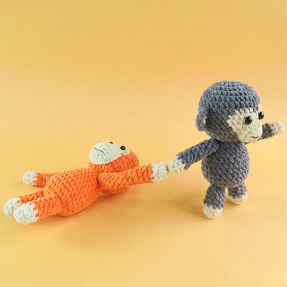 5 in 1 Viral Punch Monkey Bundle Crochet Pattern
