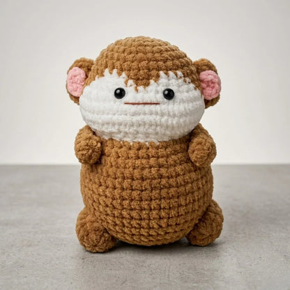 5 in 1 Viral Punch Monkey Bundle Crochet Pattern