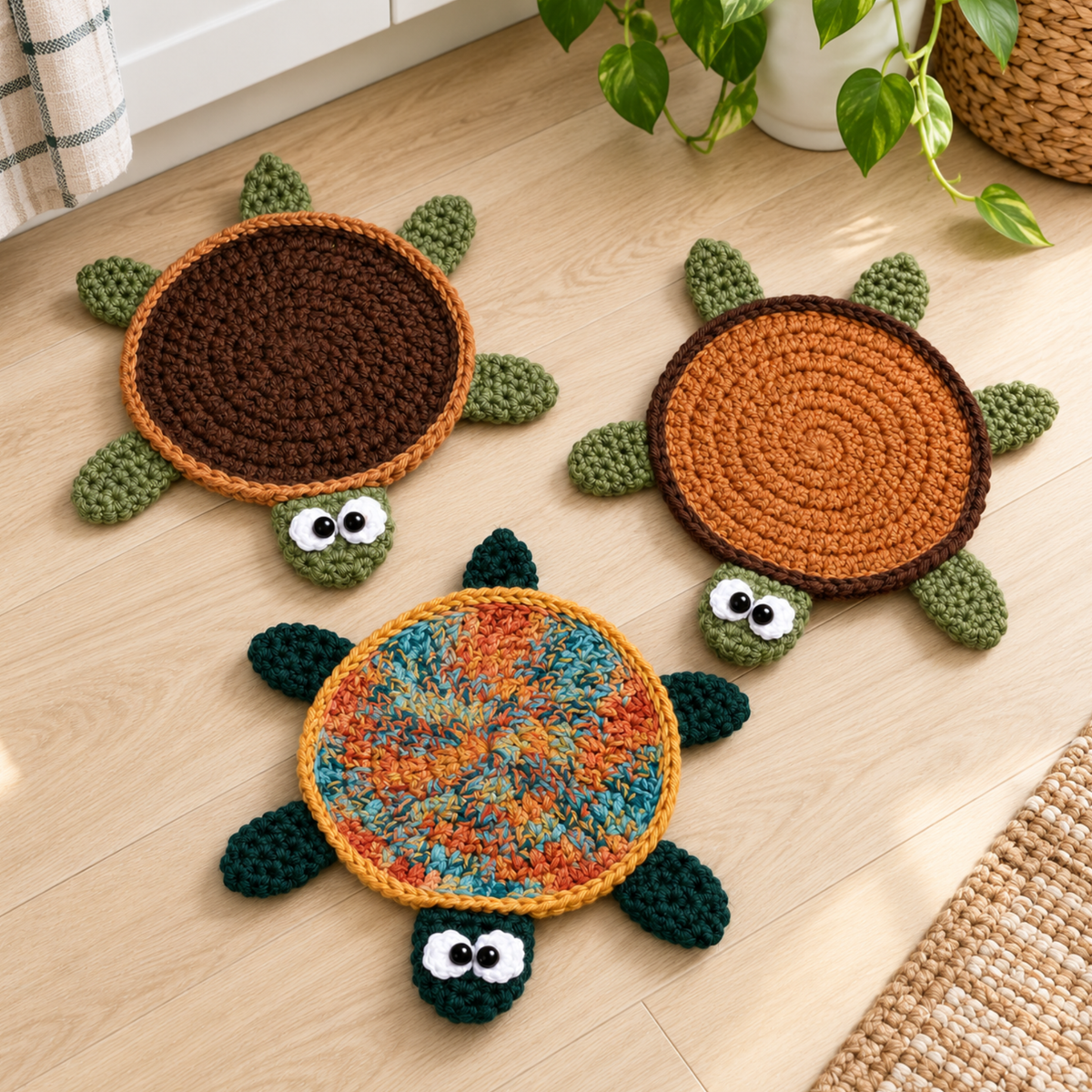 Floor Turtle Version 2 Crochet Pattern