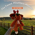 Forest Mountain Monster Crochet Pattern PDF