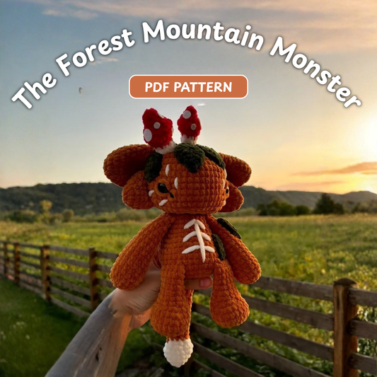 Forest Mountain Monster Crochet Pattern